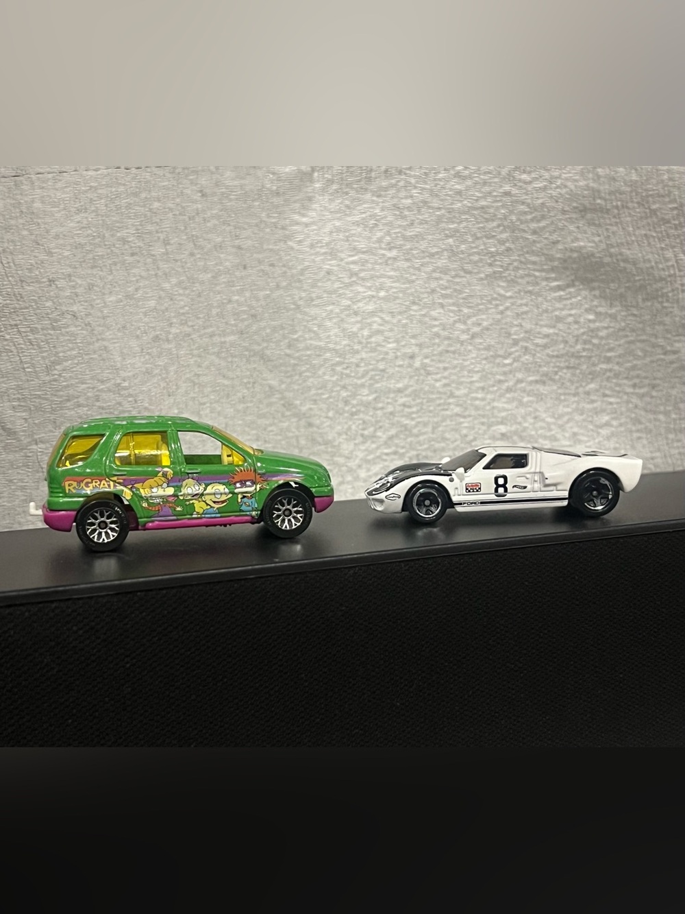 Rugrats Matchbox Mercedes & Hot Wheels Ford GT-40 Diecast Cars